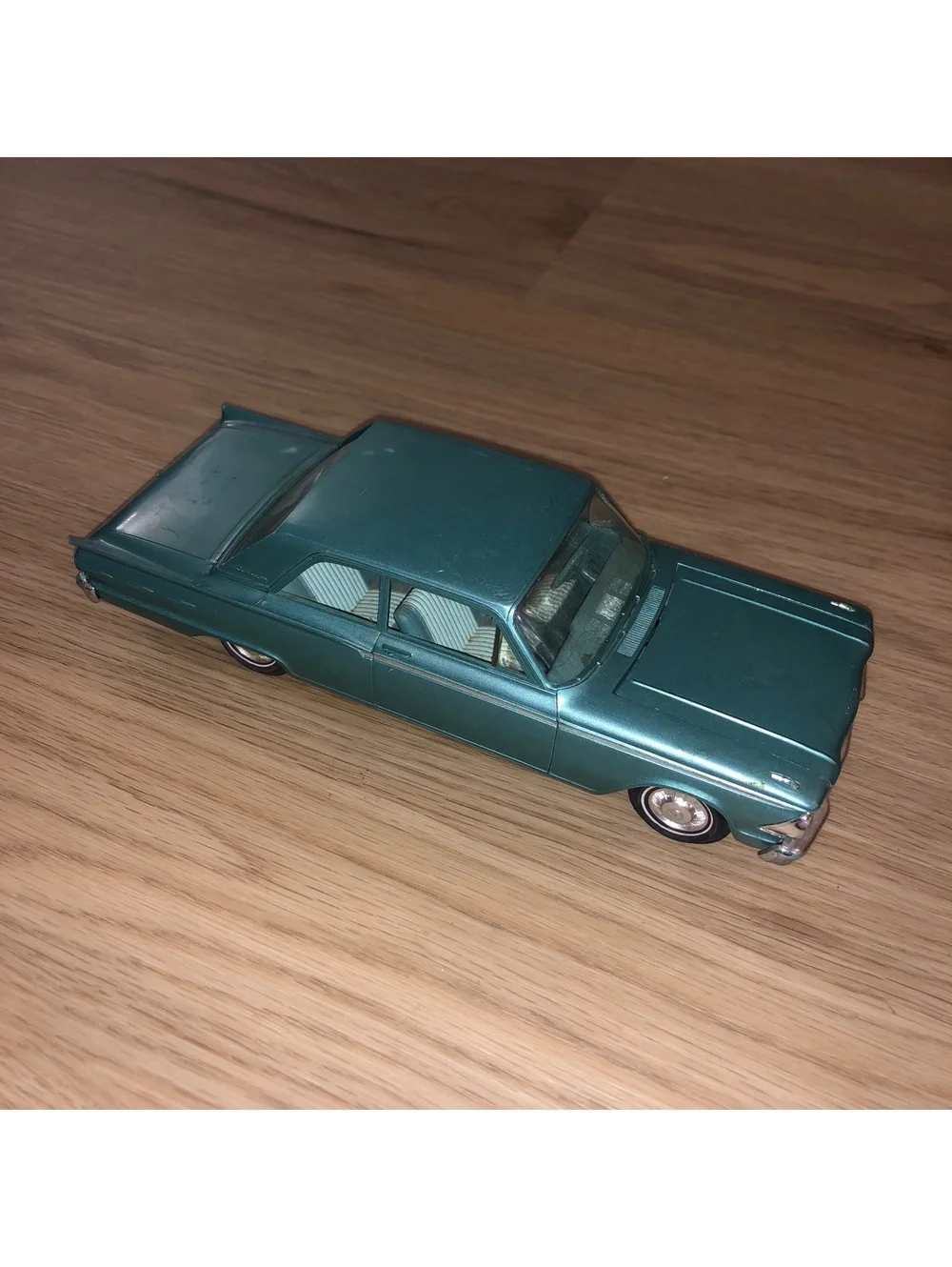 1962 FAIRLINE AMT FORD FAIRLINE 500 DEALER PROMO BLUE MINT GREEN 1/25 MODEL CAR